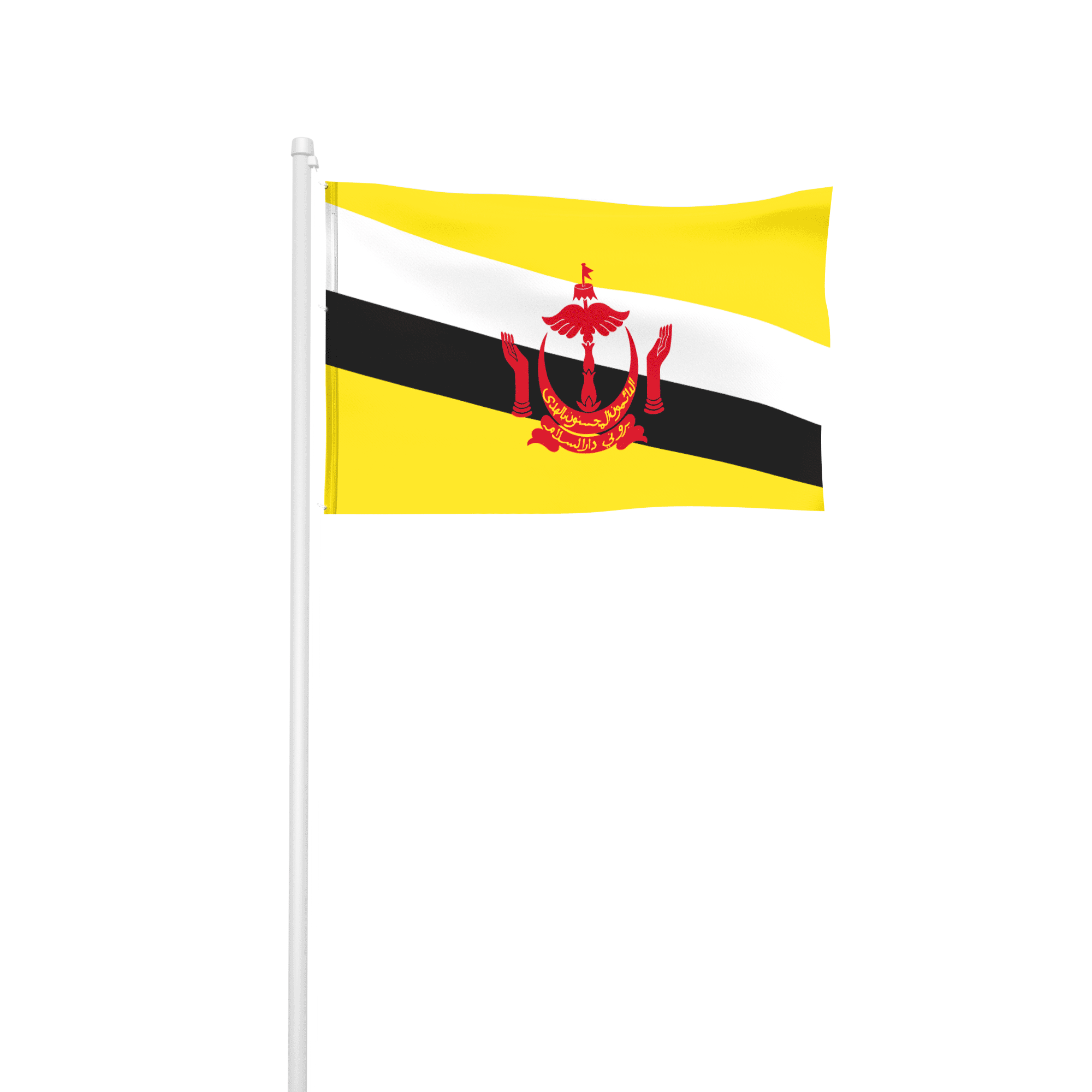 Brunei - Hissfahne