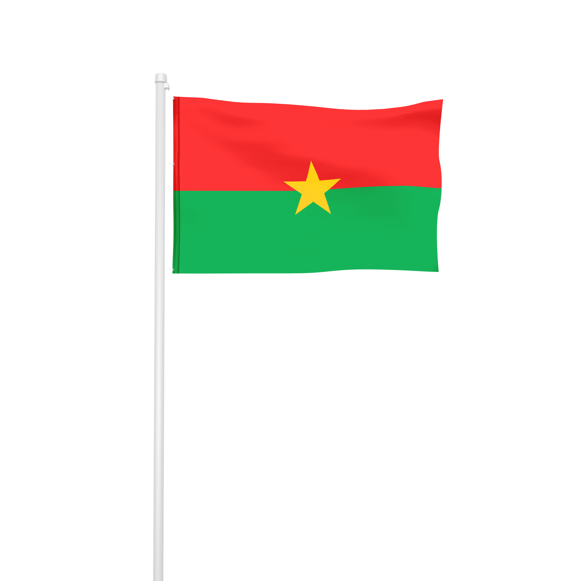Burkina Faso - Hissfahne