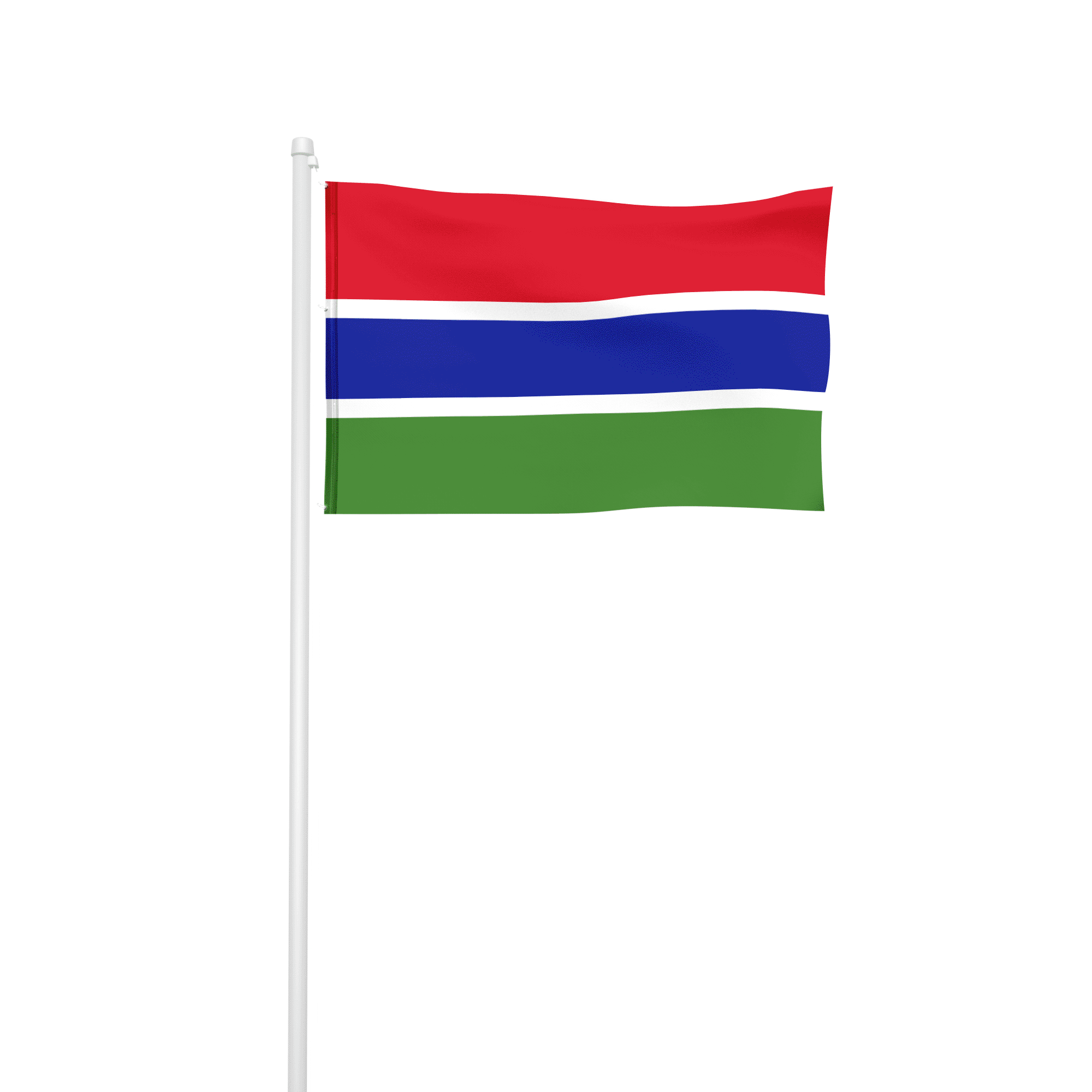 Gambia - Hissfahne