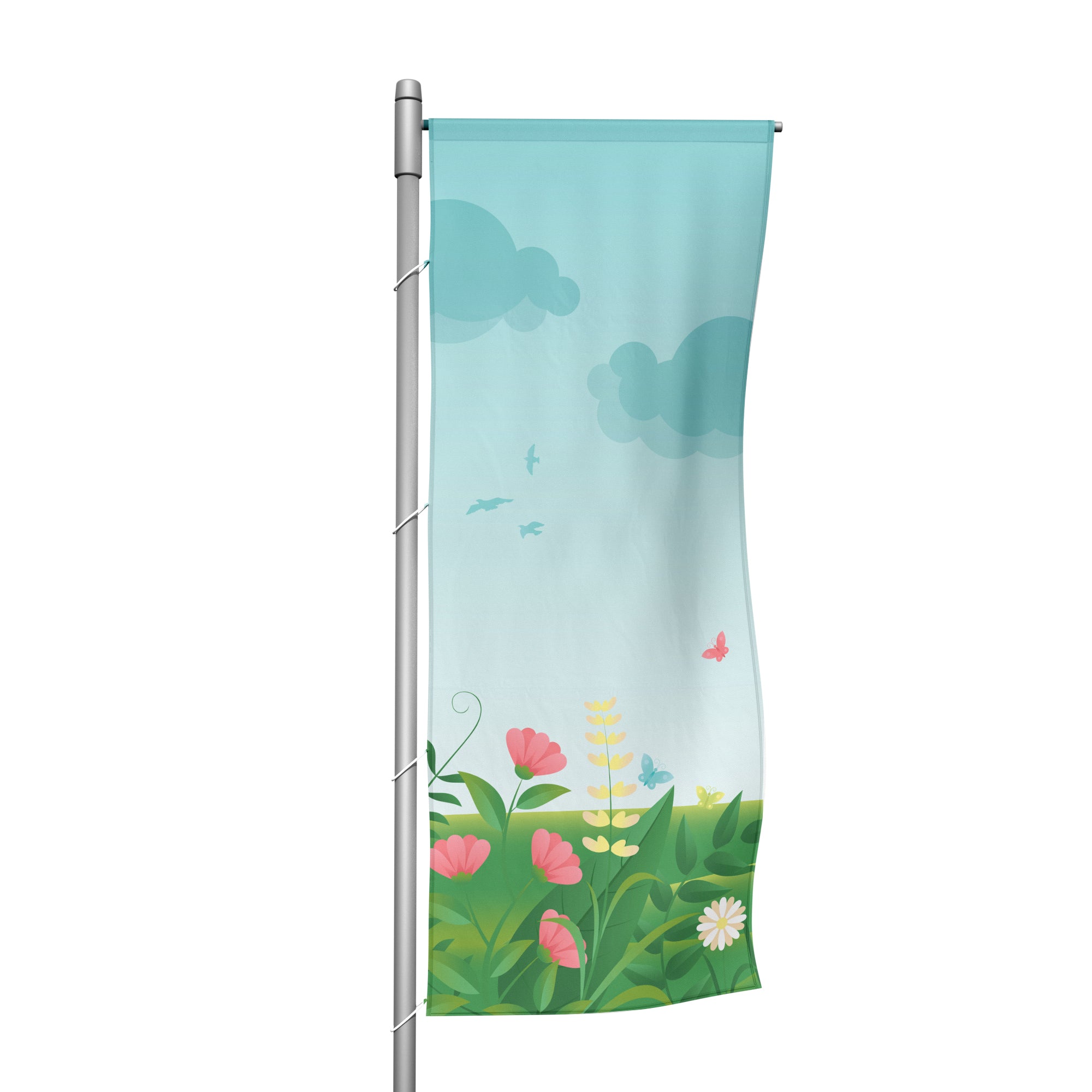 Frühling - Hochformatfahne