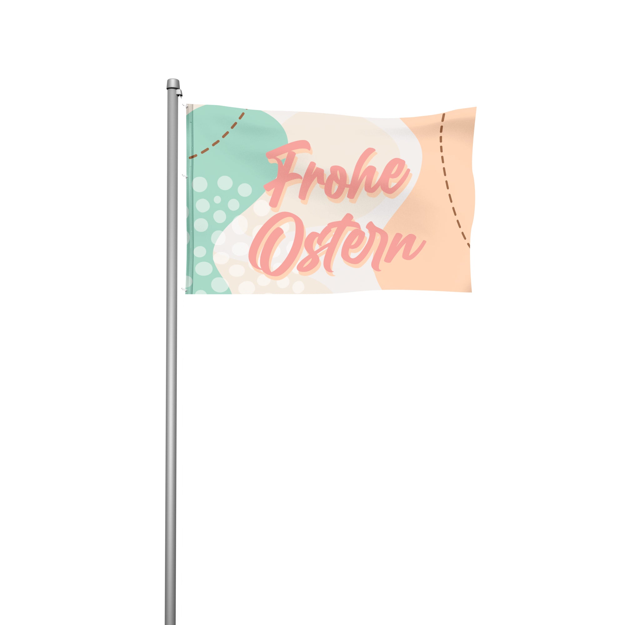 Frohe Ostern - Hissfahne
