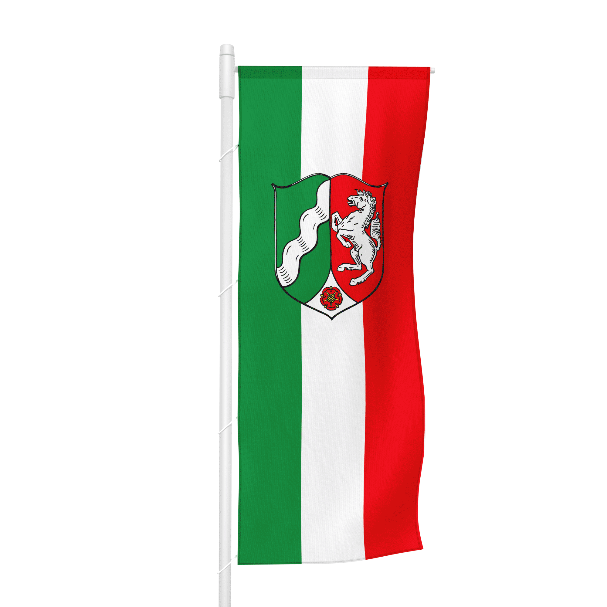 Nordrhein-Westfalen (Dienstflagge) - Hochformatfahne