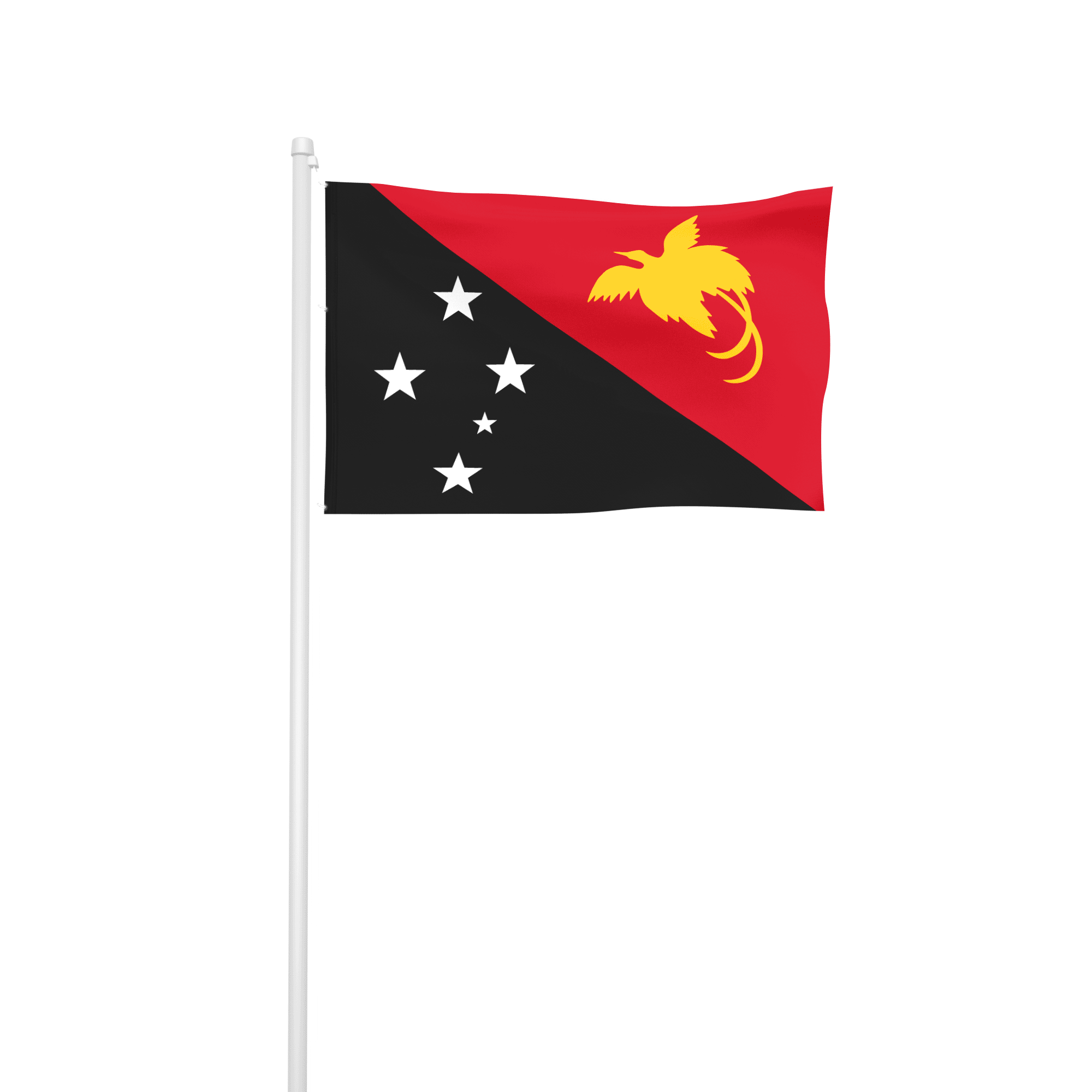 Papua-Neuguinea - Hissfahne