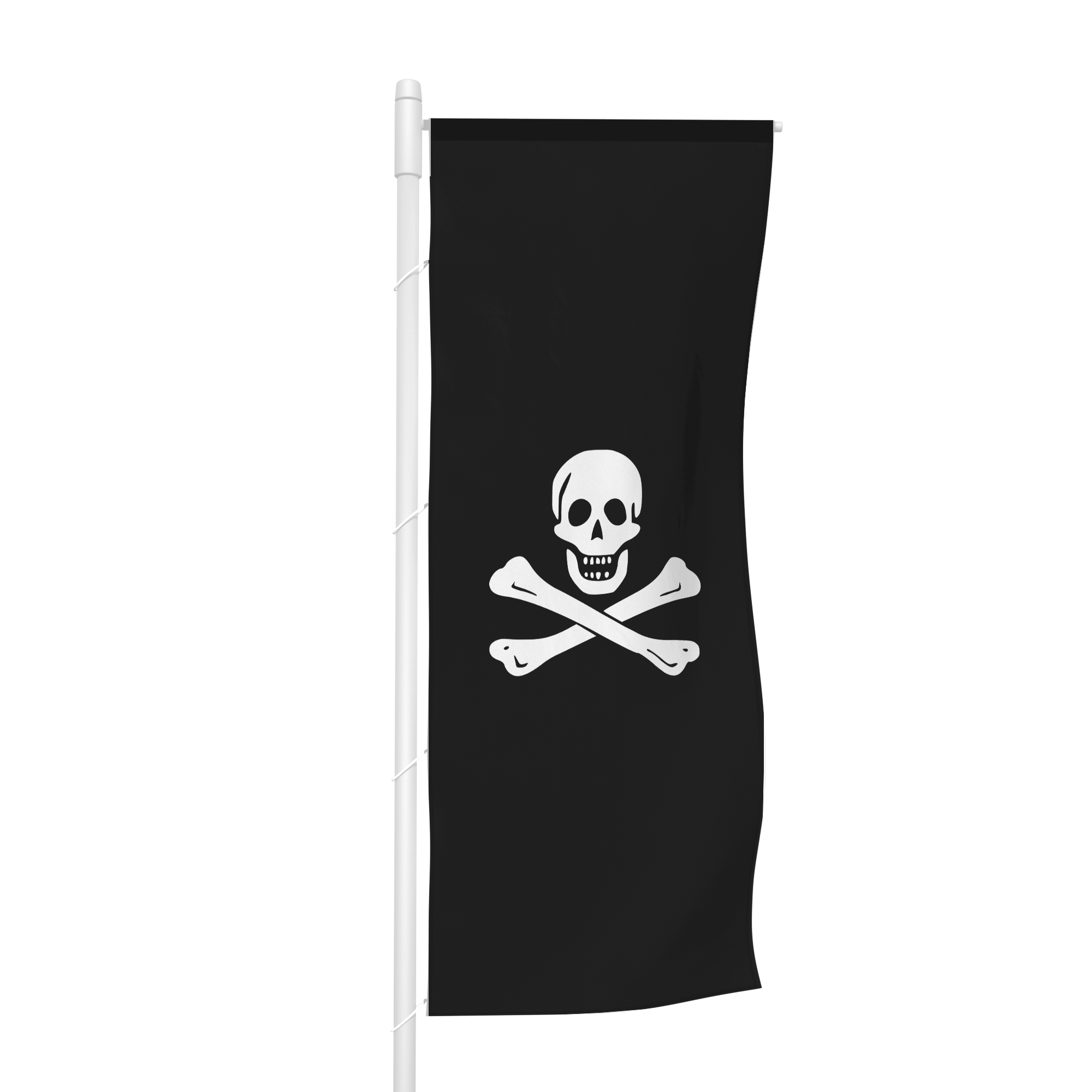 Pirat - Hochformatfahne