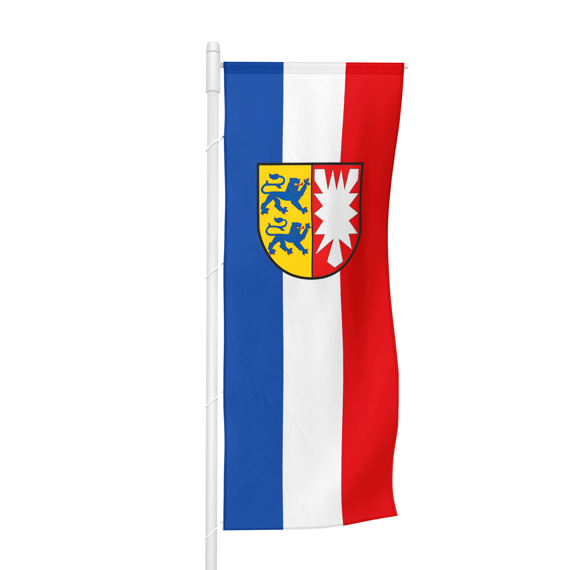 Schleswig-Holstein (Bürgerflagge) - Hochformatfahne