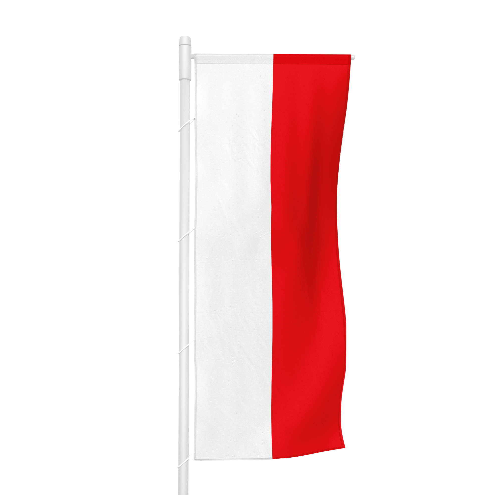 Thüringen Streifen - Hochformatfahne