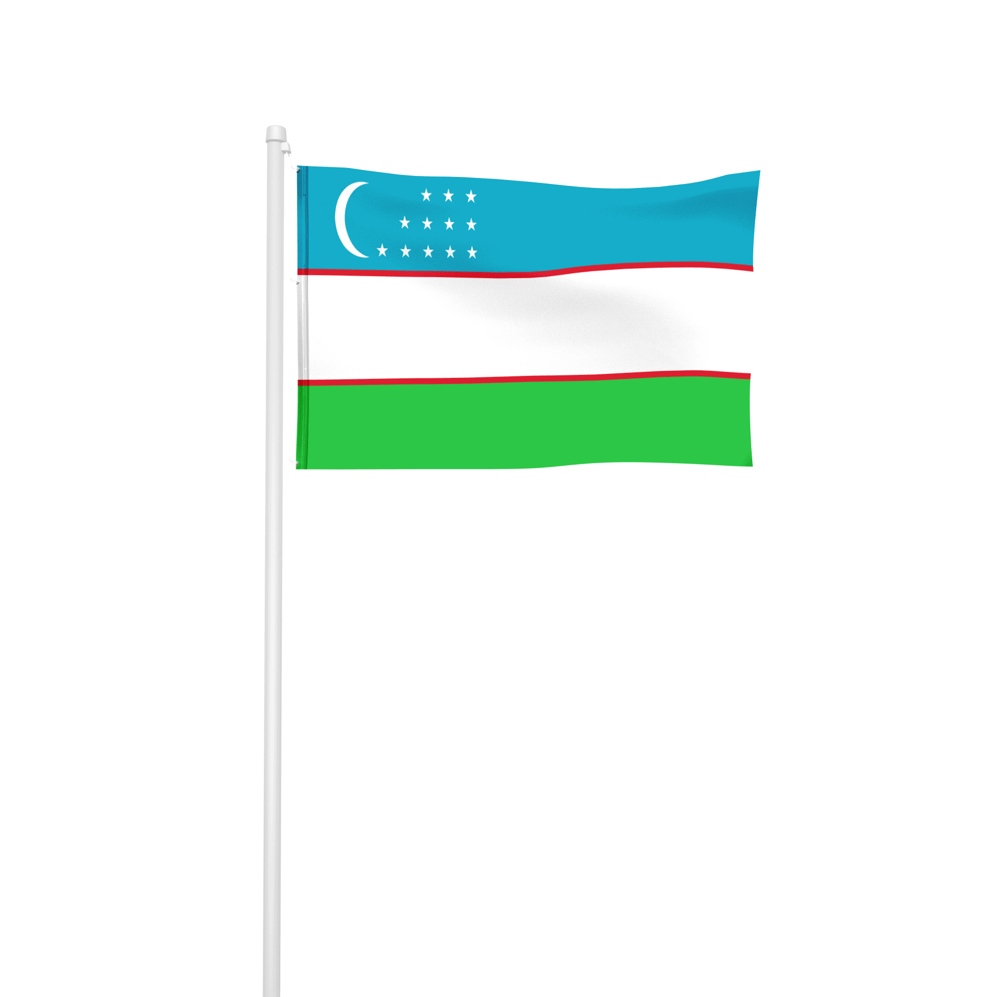 Usebekistan - Hissfahne