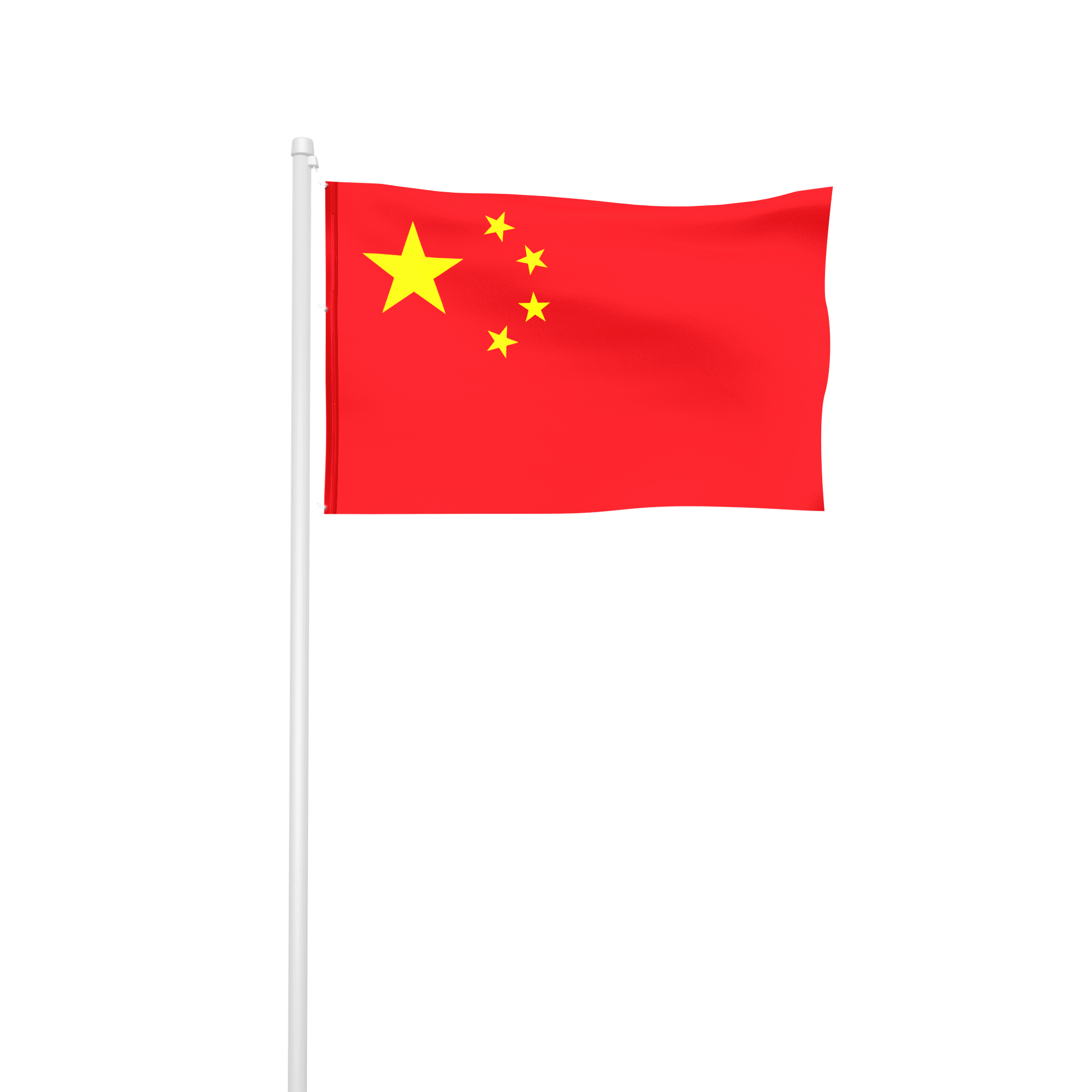 China - Hissfahne
