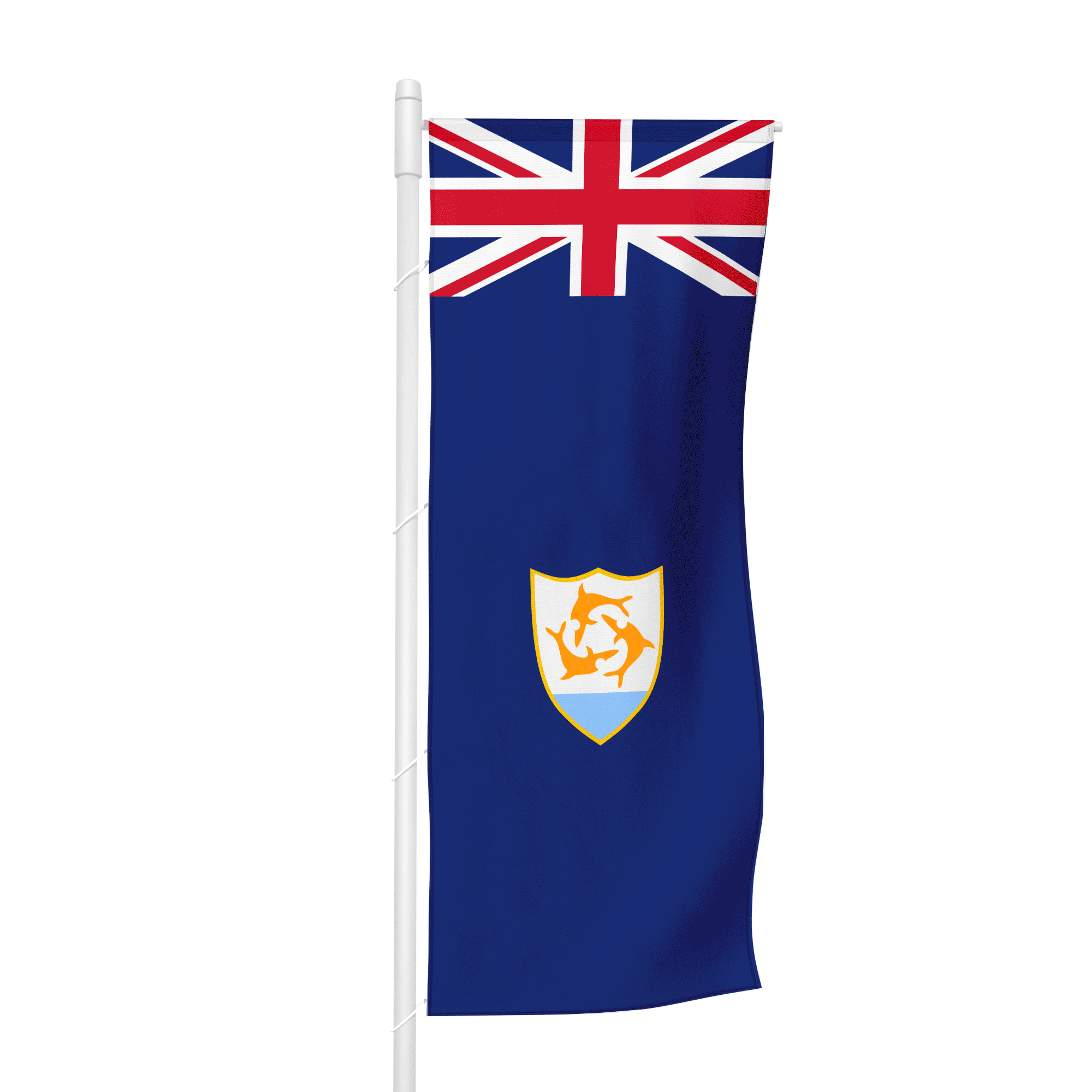 Anguilla - Hochformatfahne