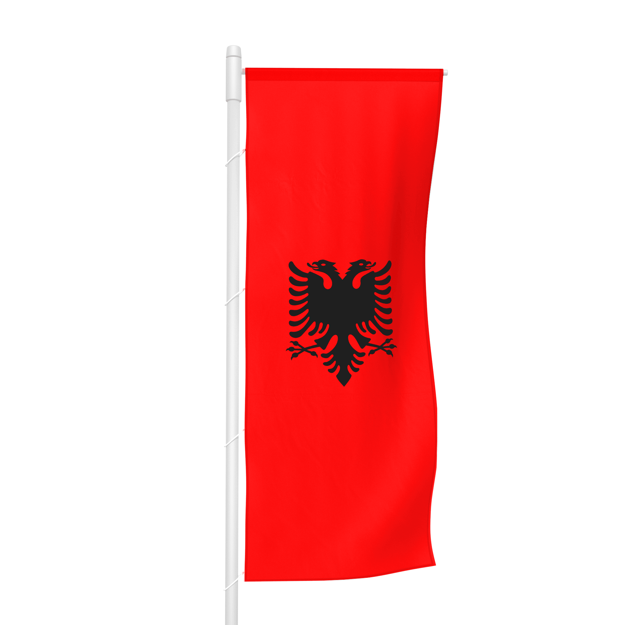 Albanien - Hochformatfahne
