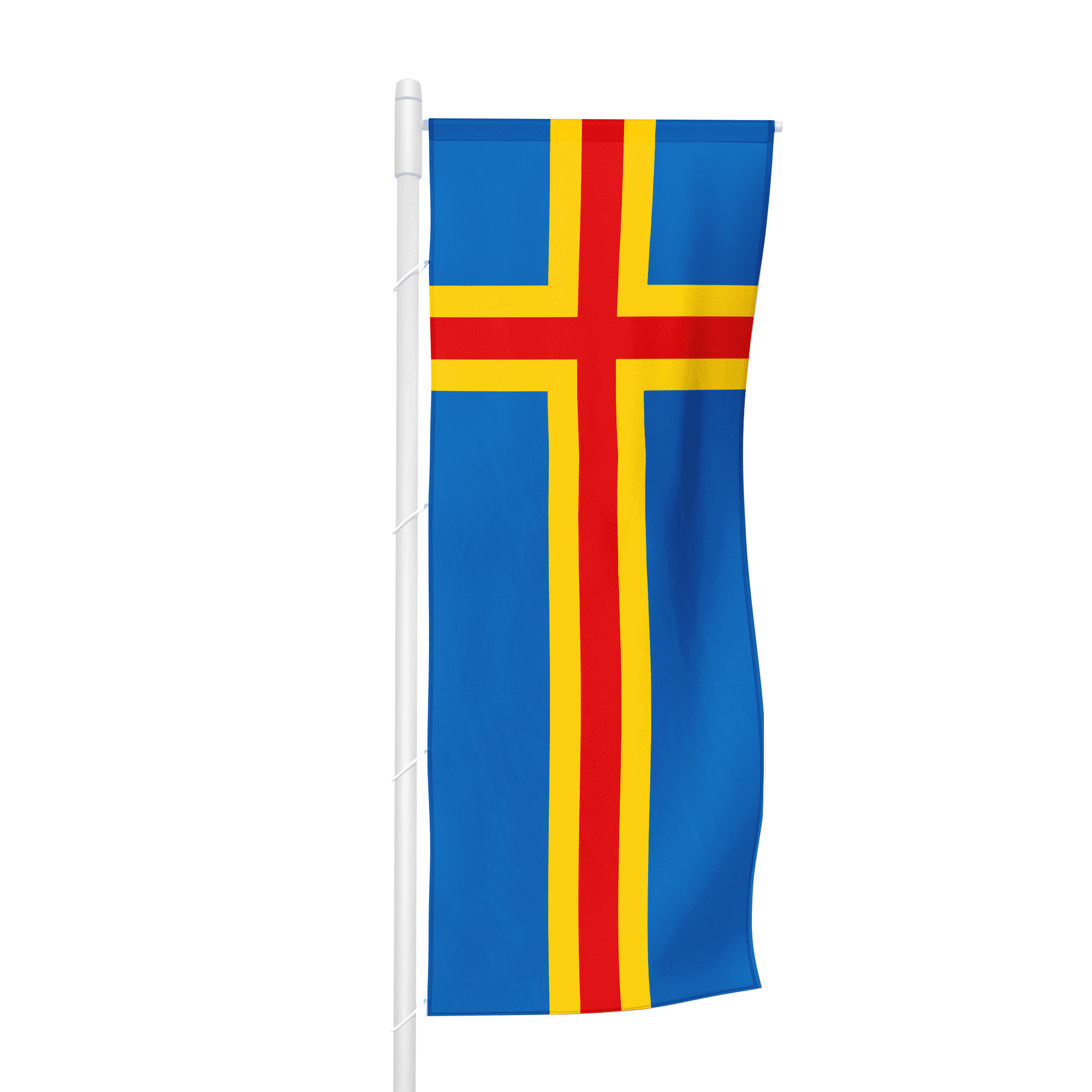 Åland - Hochformatfahne