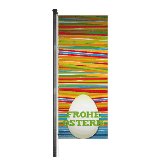 Osterei - Hochformatfahne