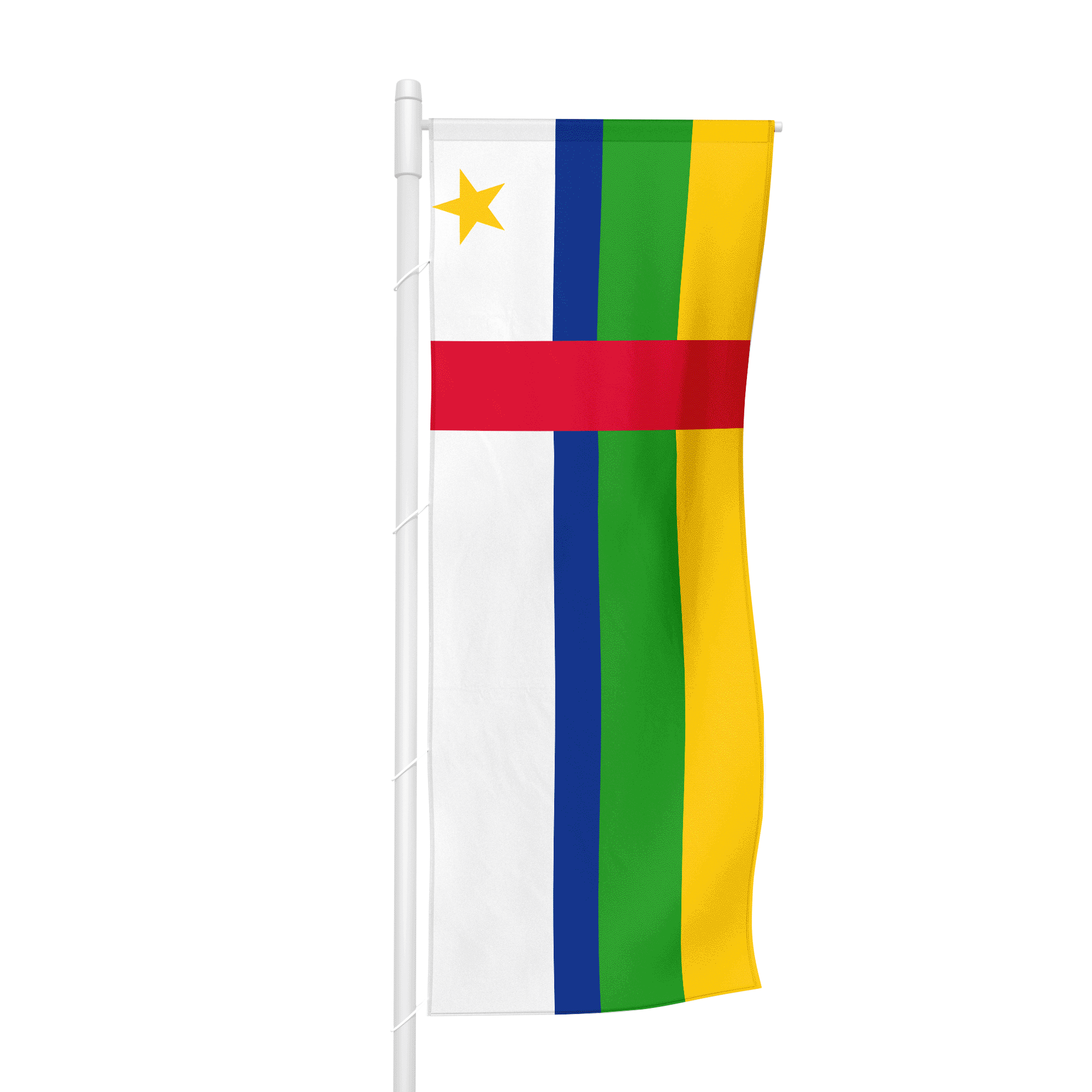 Zentralafrikanische Republik - Hochformatfahne