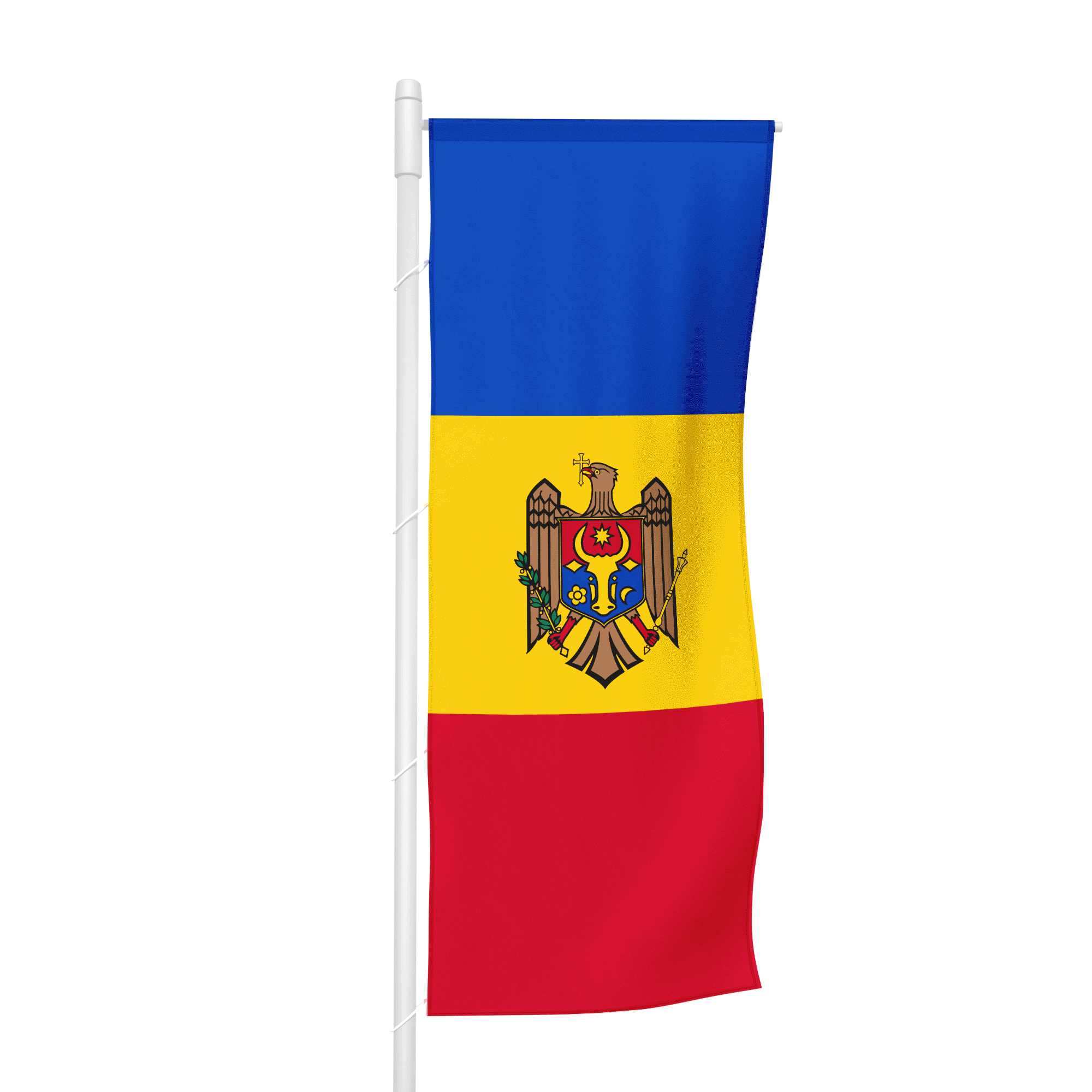 Moldau - Hochformatfahne