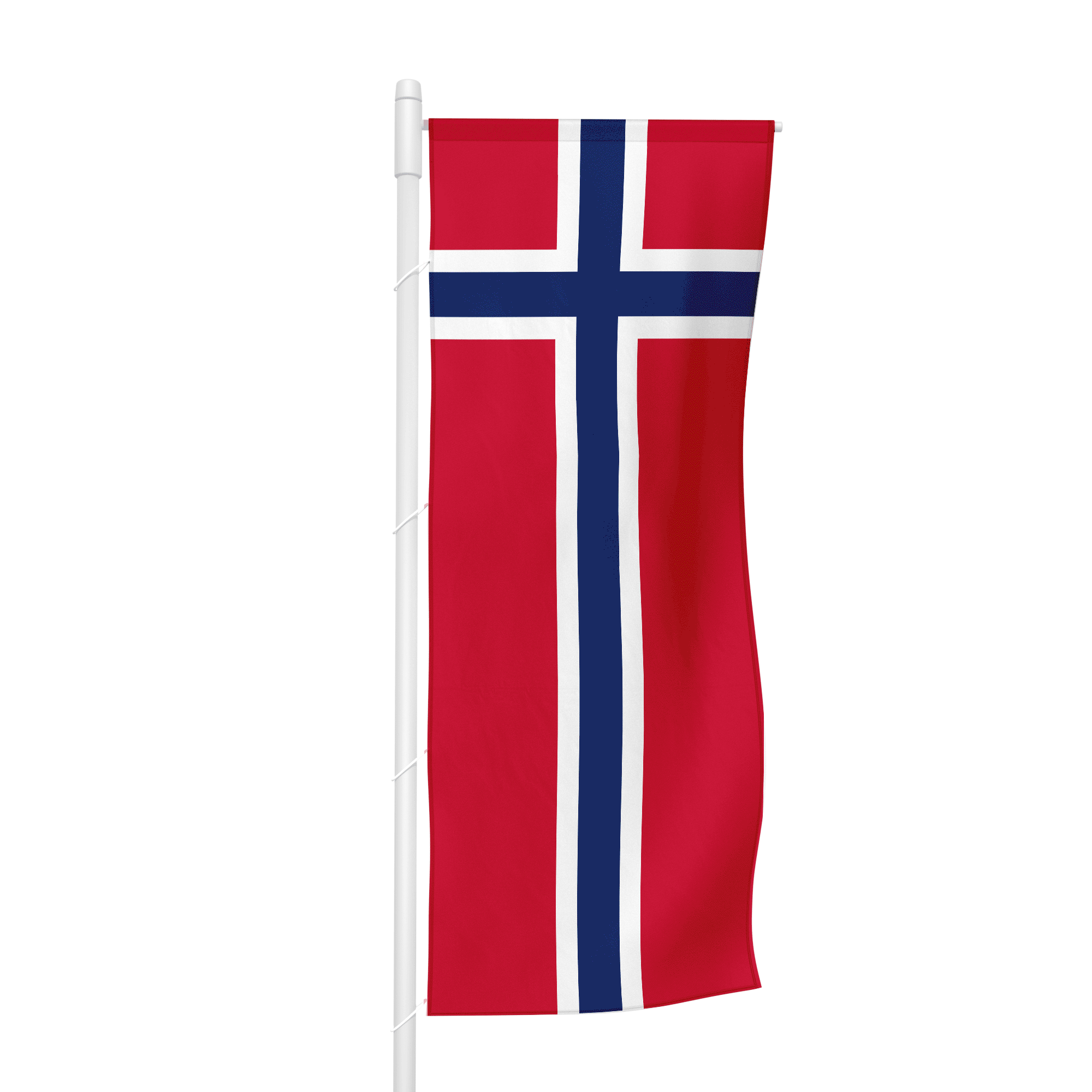 Norwegen - Hochformatfahne