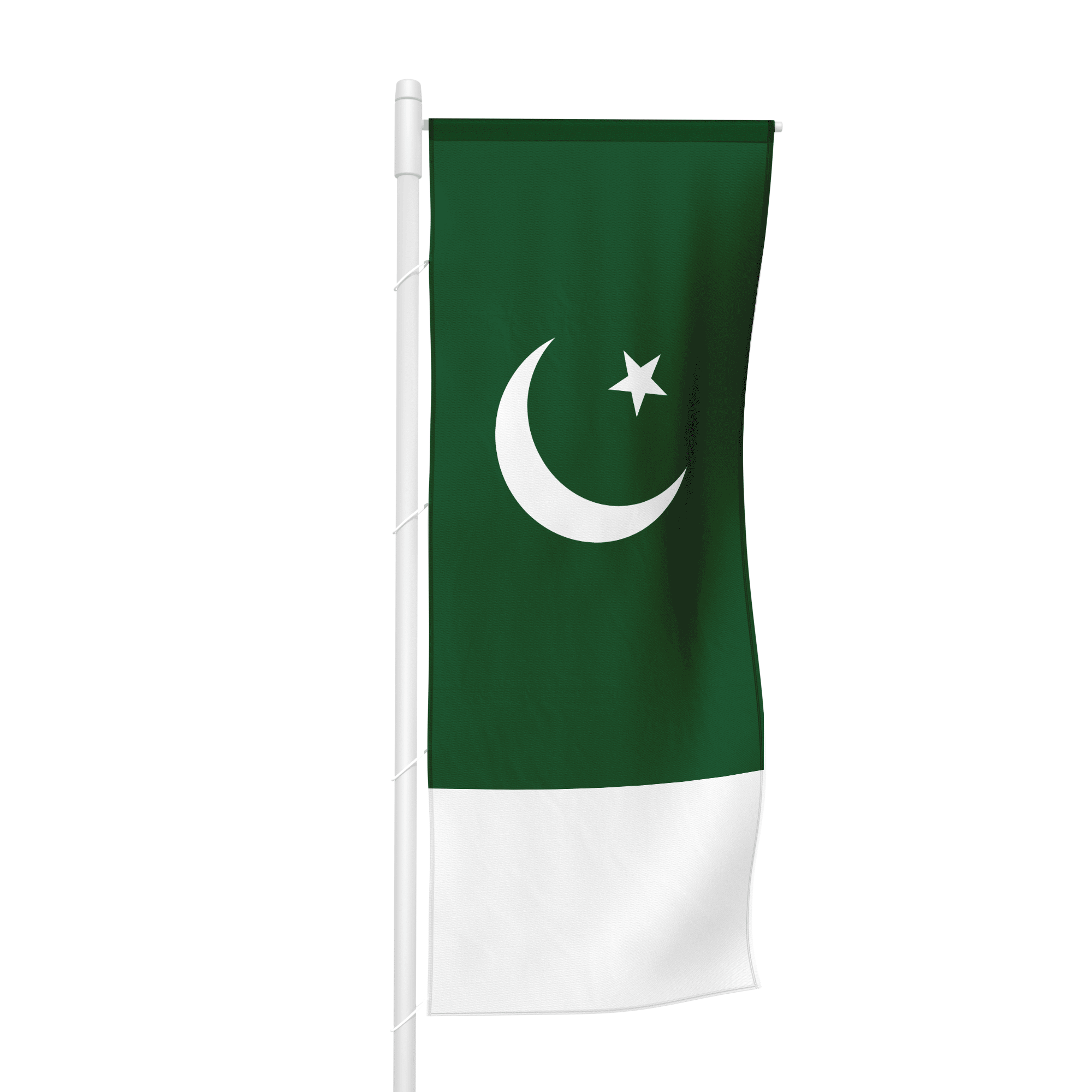 Pakistan - Hochformatfahne