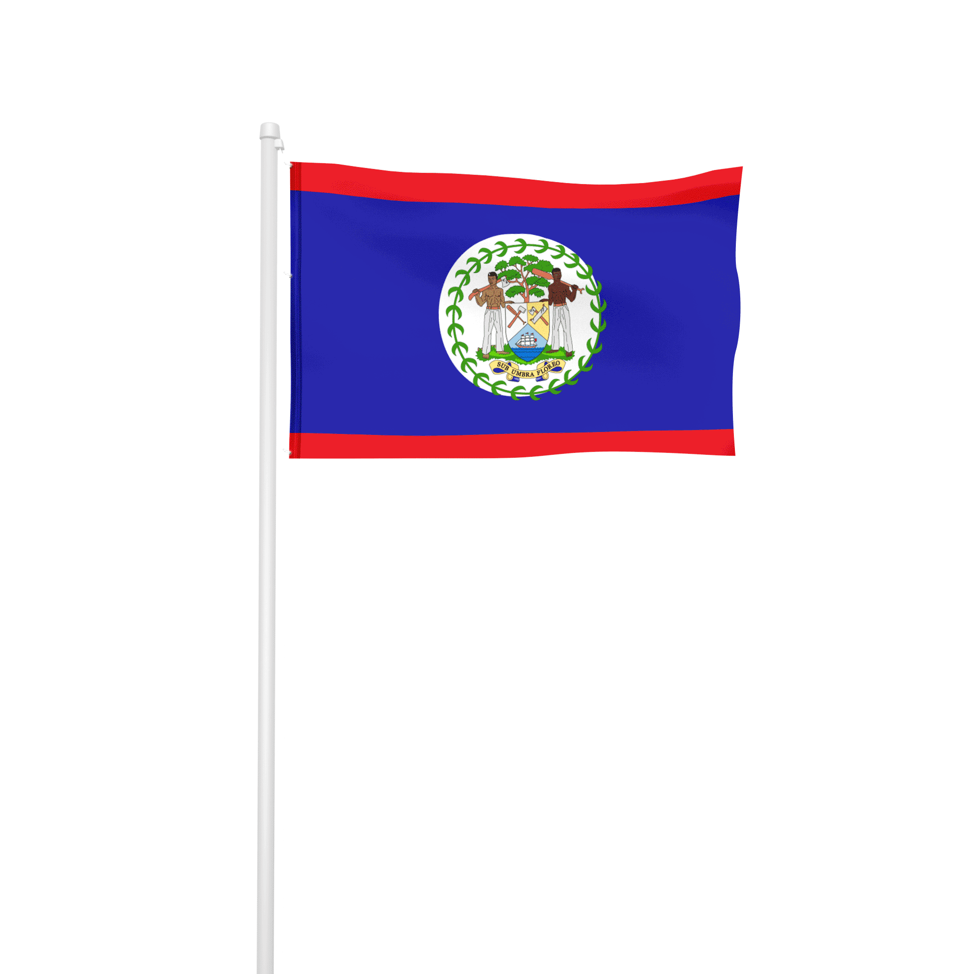 Belize - Hissfahne