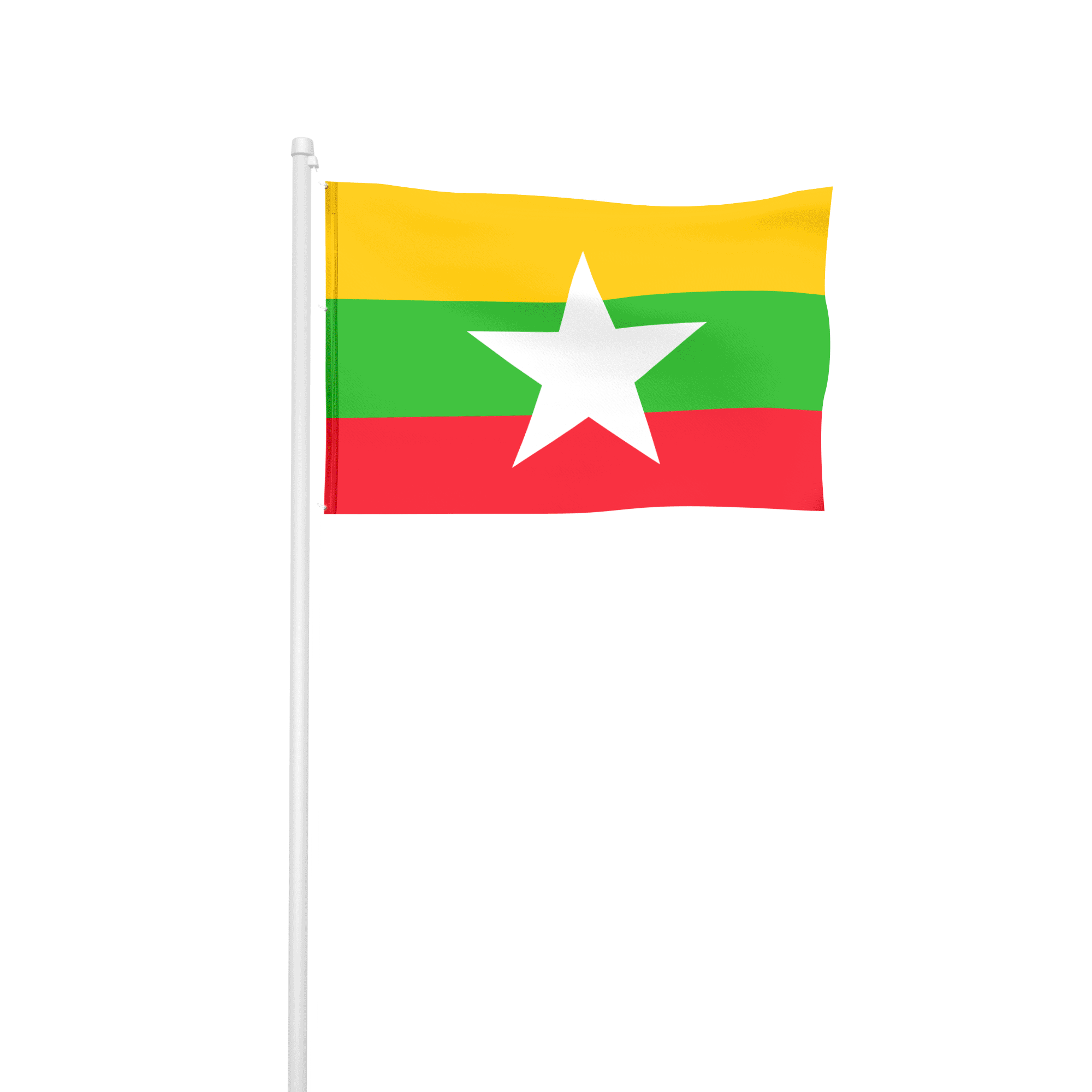 Myanmar - Hissfahne