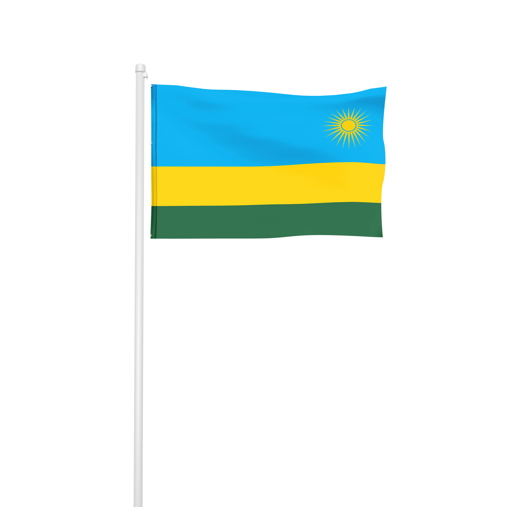 Ruanda - Hissfahne