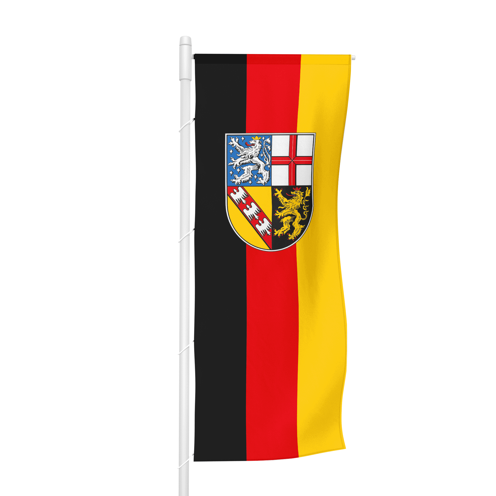 Saarland (Bürgerflagge) - Hochformatfahne
