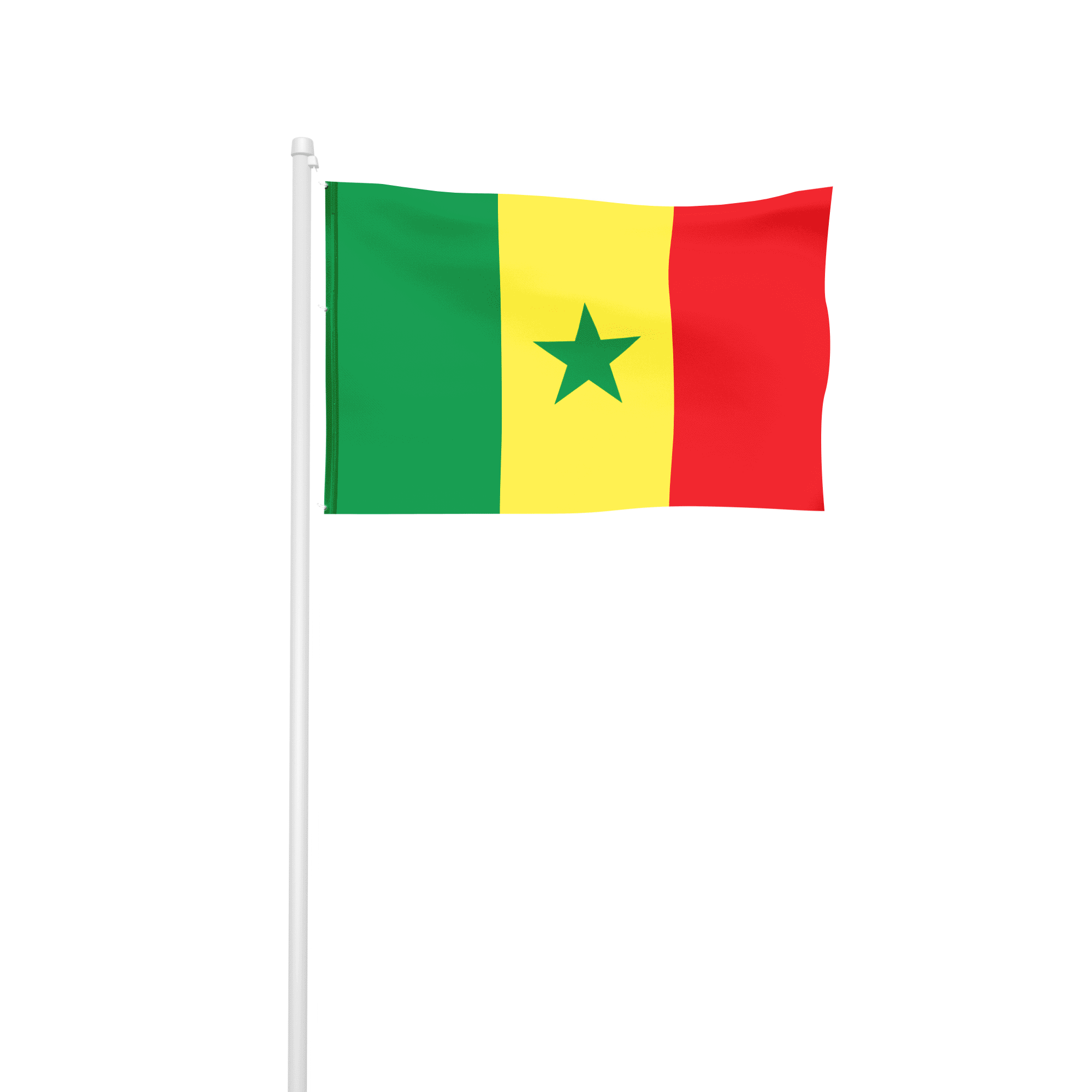 Senegal - Hissfahne