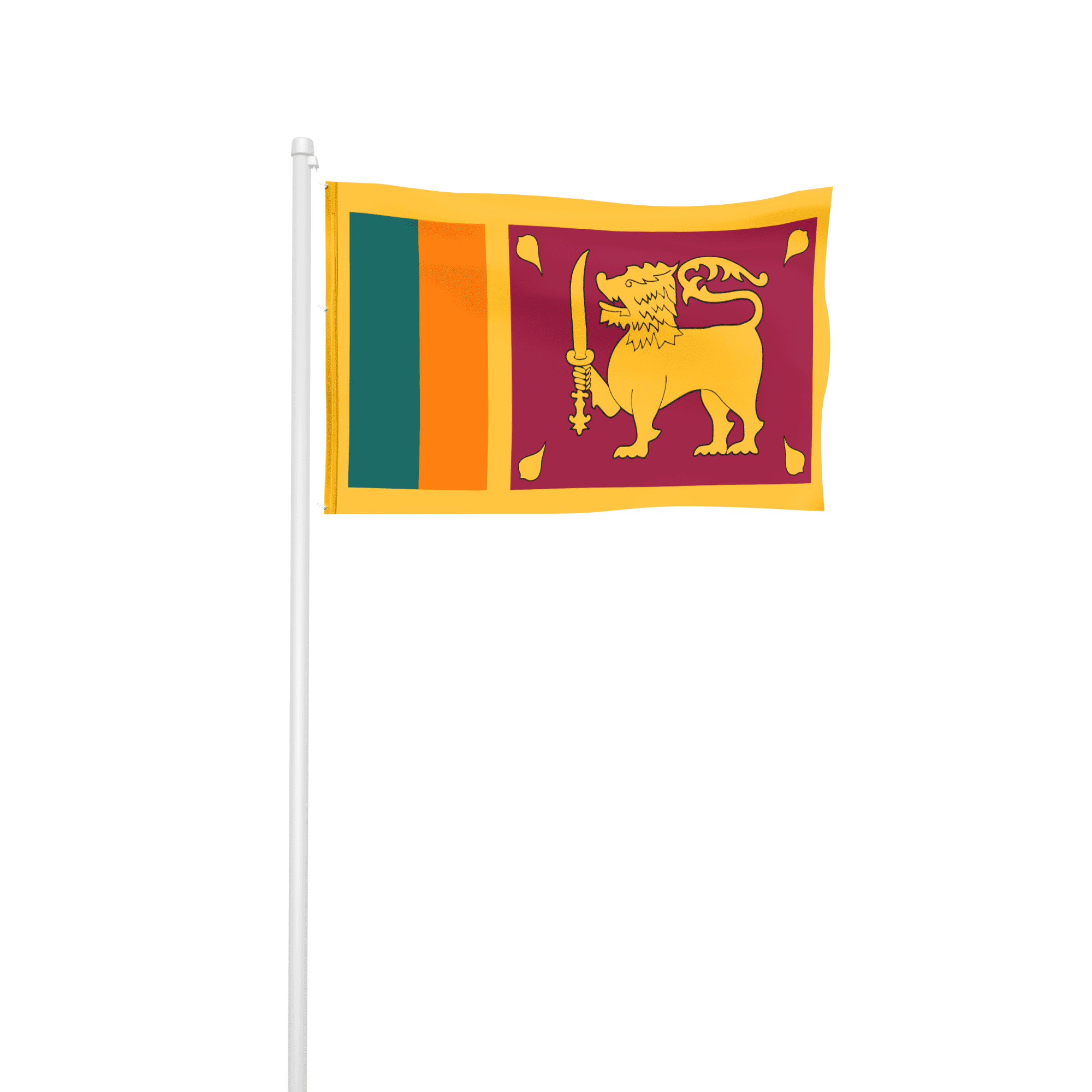 Sri Lanka - Hissfahne