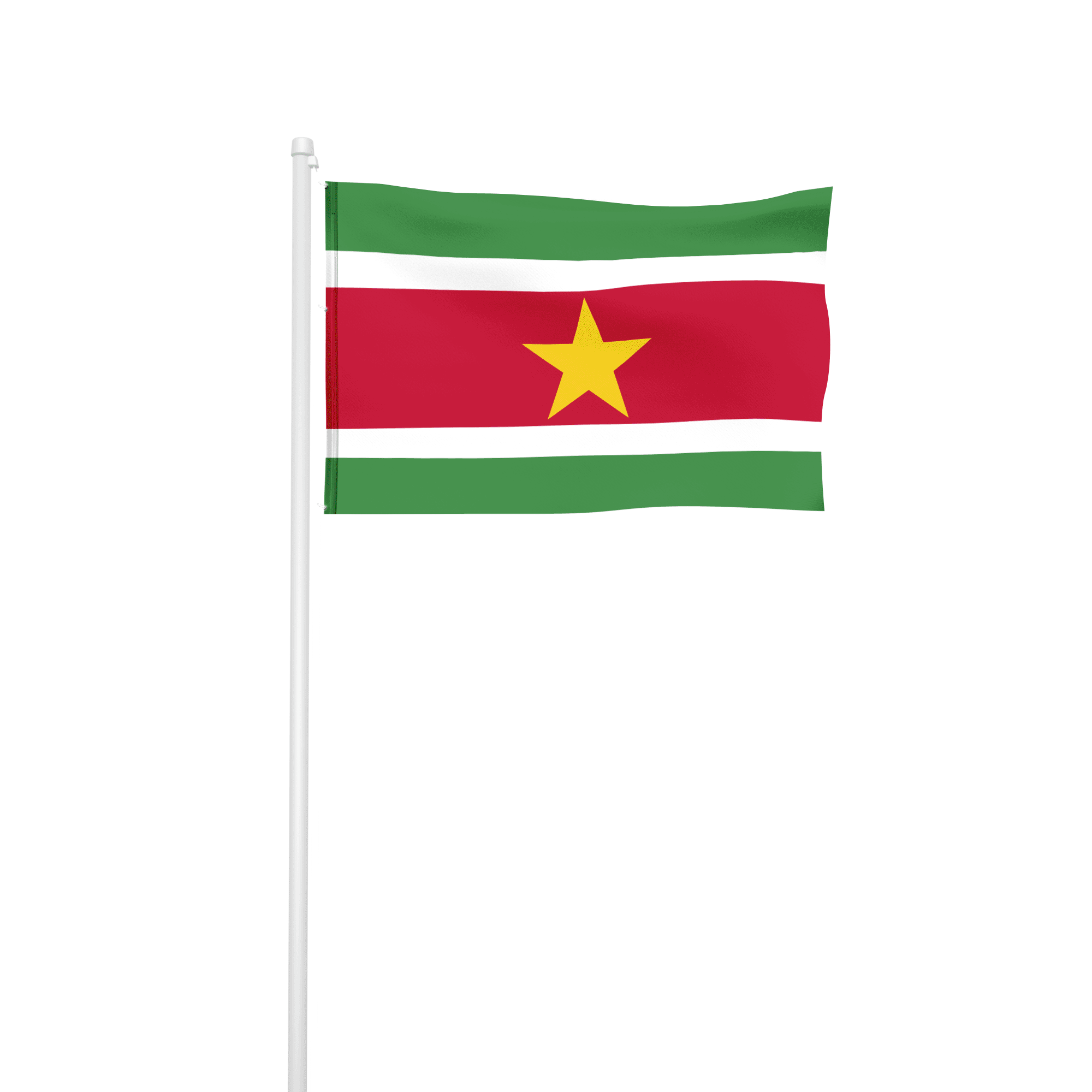 Surinam - Hissfahne