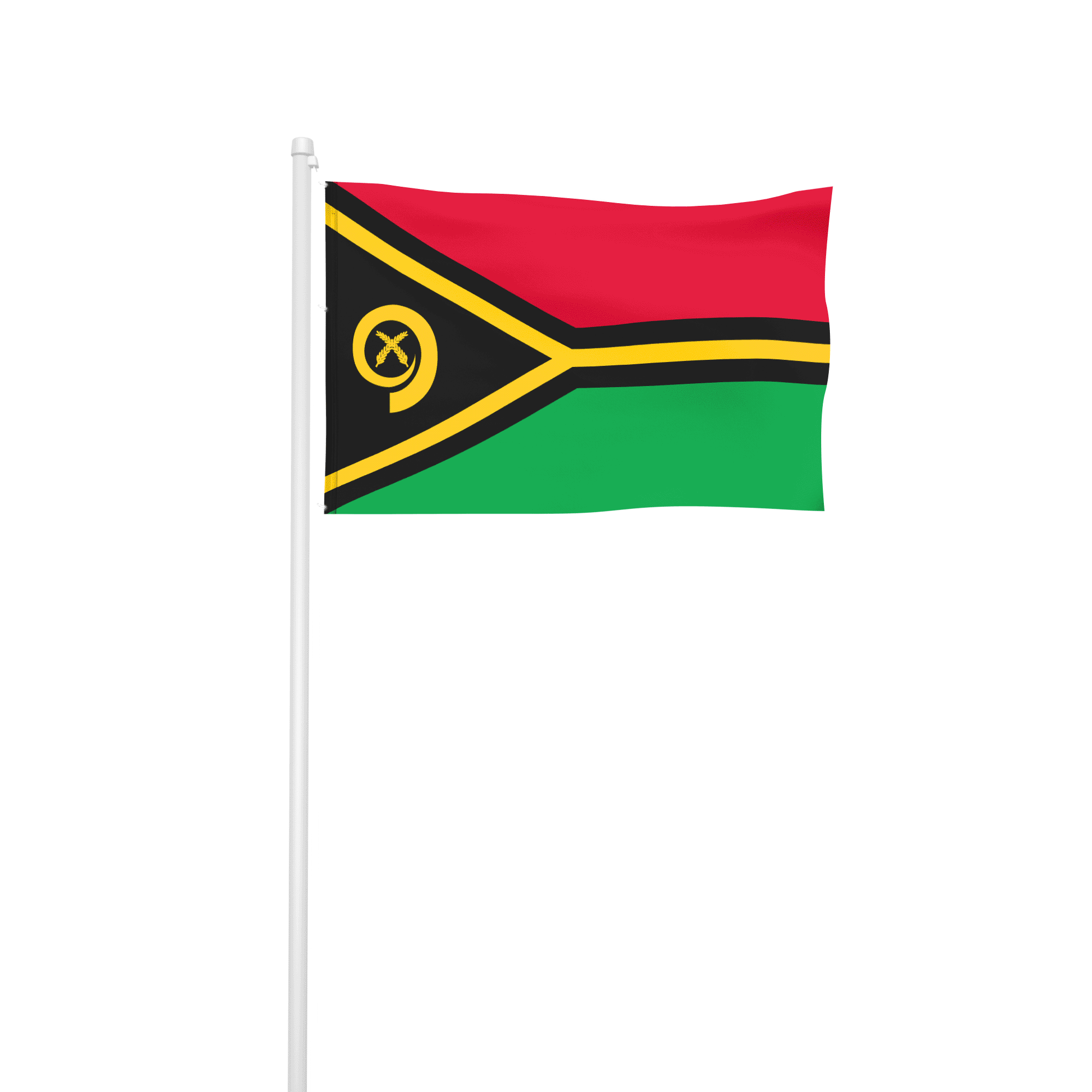 Vanuatu - Hissfahne