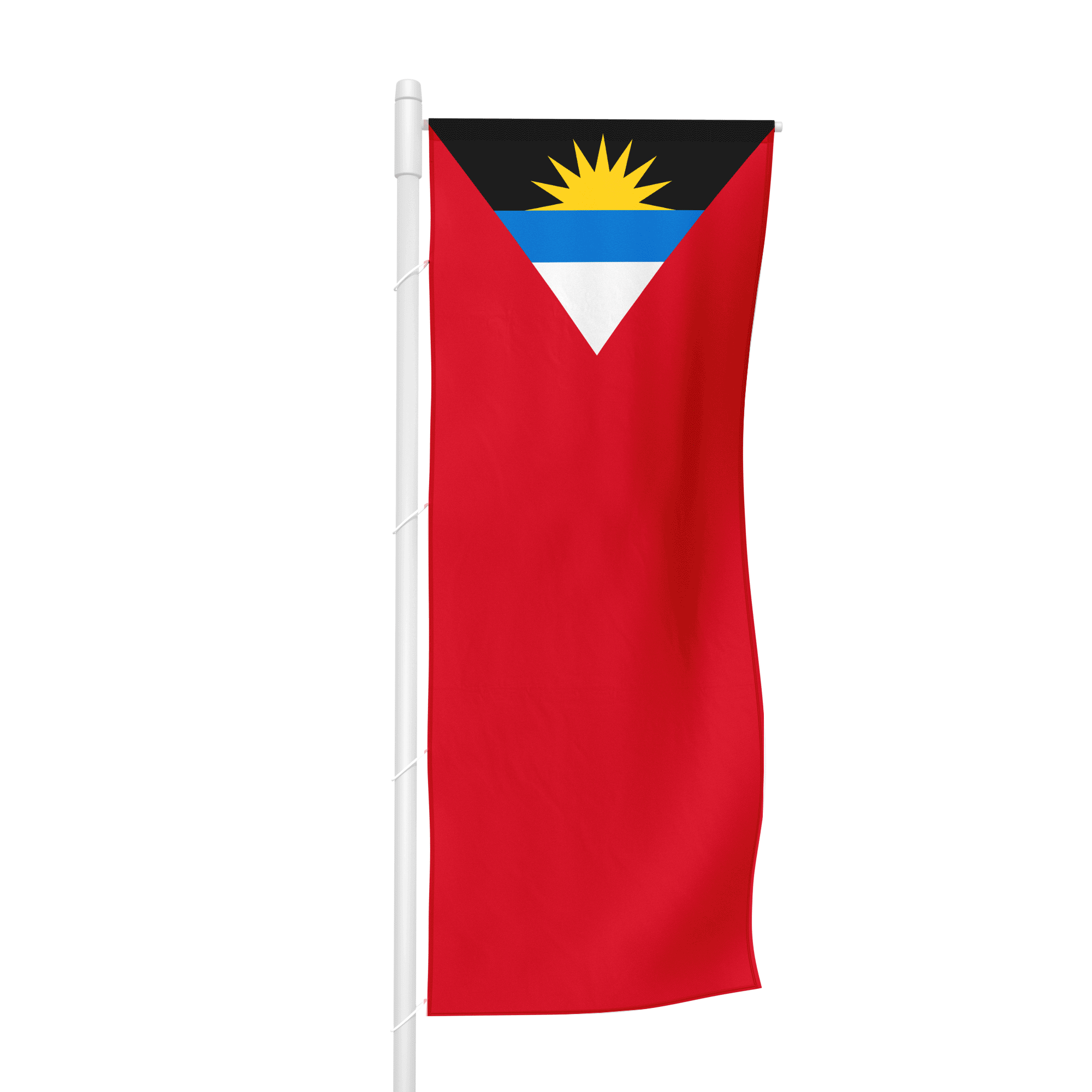Antigua und Barbuda - Hochformatfahne