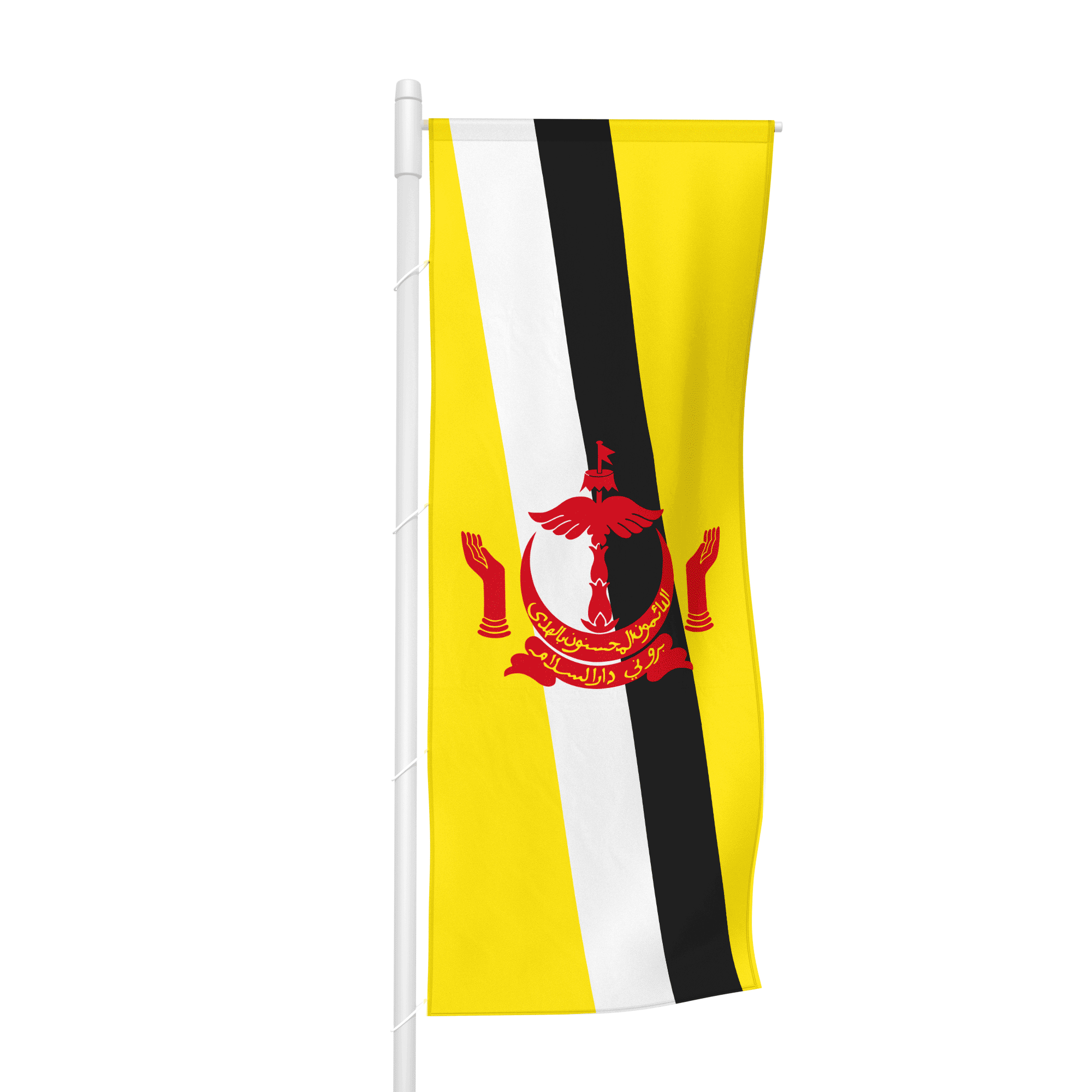 Brunei - Hochformatfahne